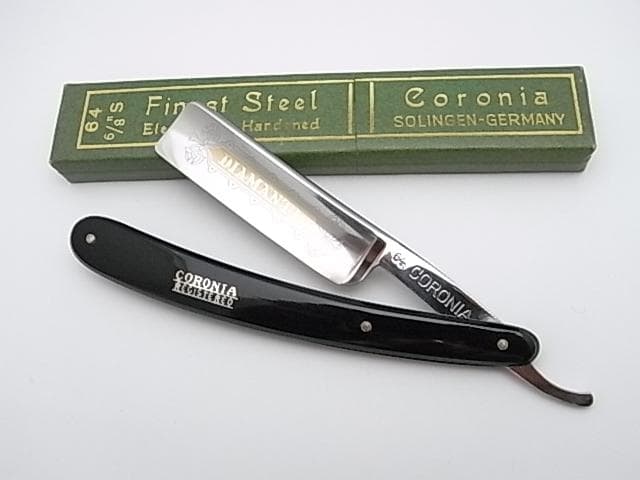 未使用 西洋剃刀 CORONIA RAZOR 64 カミソリ かみそり レザー