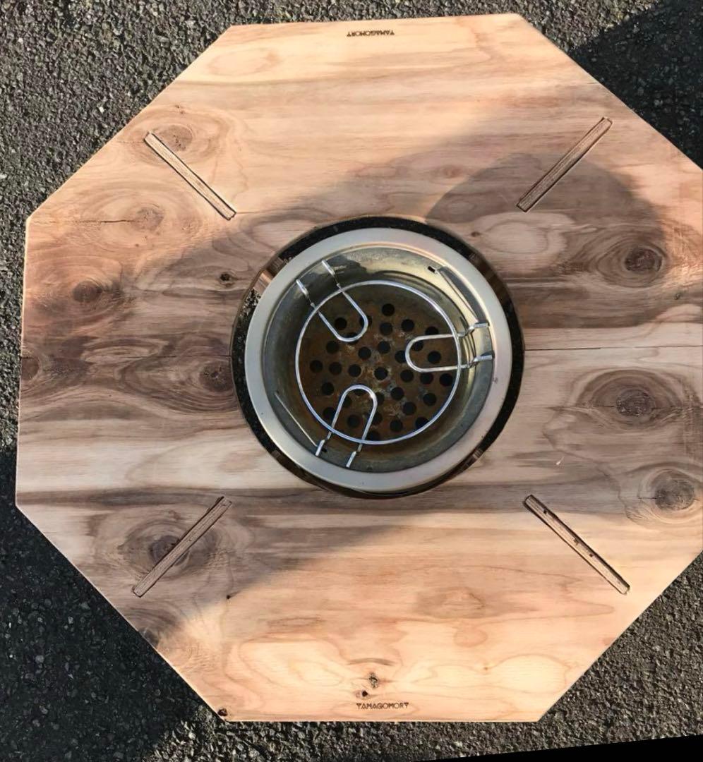 YAMAGOMORY 八卓　七輪テーブル　折り畳み　キャンプ