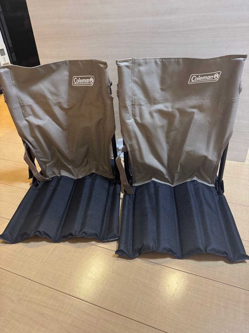 Coleman コンパクトグランドチェア グレージュ 2脚セット　新品