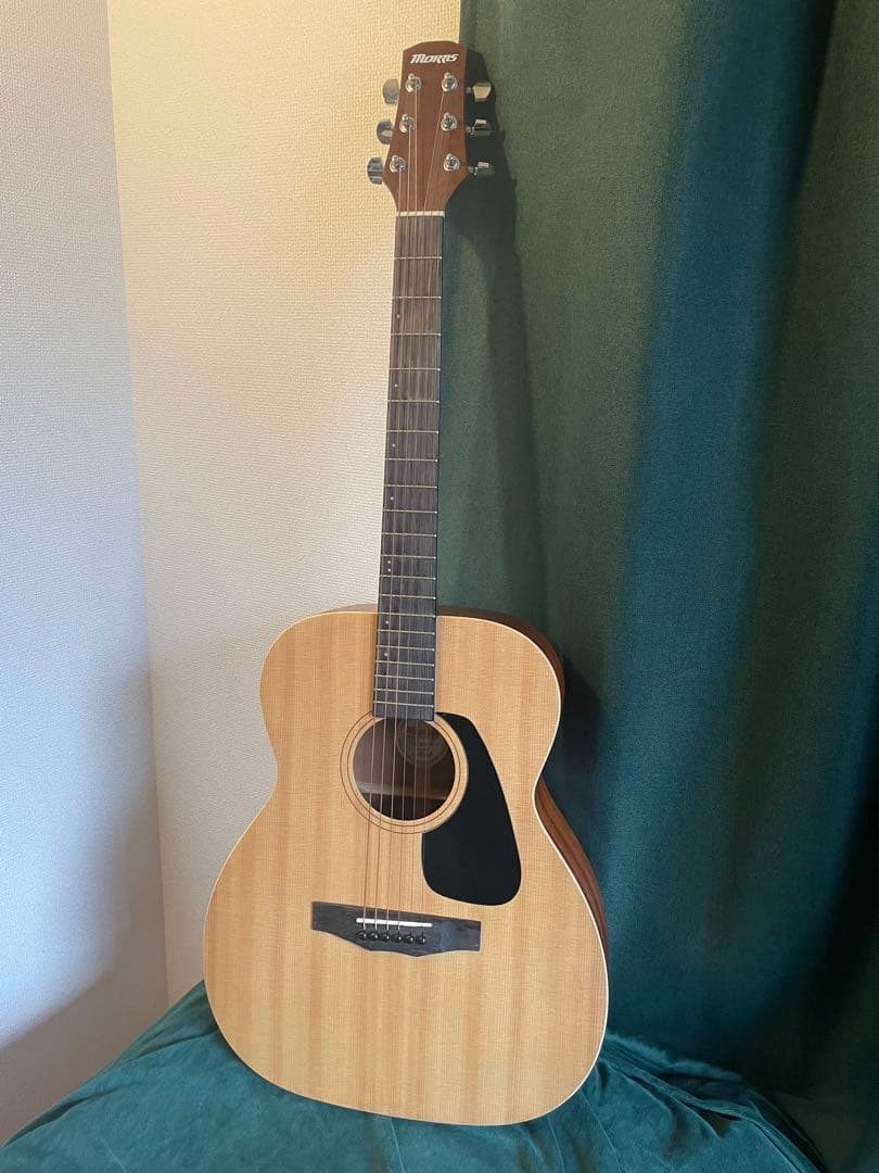 【9/21までの値引可】Morris M-011 アコギ&ソフトケース