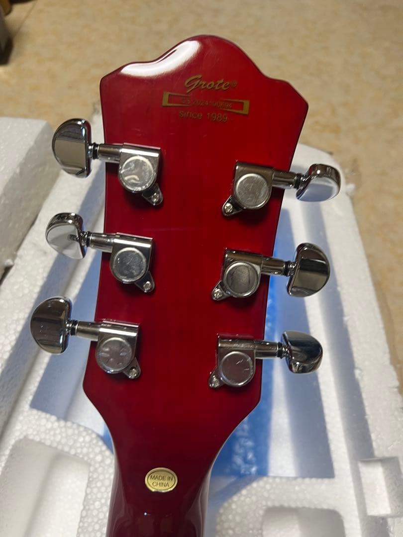 ギター GROTE Jazz Electric Guitar (Red)
