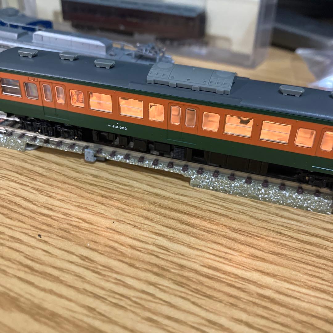 92711 鉄道唱歌の顔JR113系2000番代湘南色　セットB 純正室内灯付き