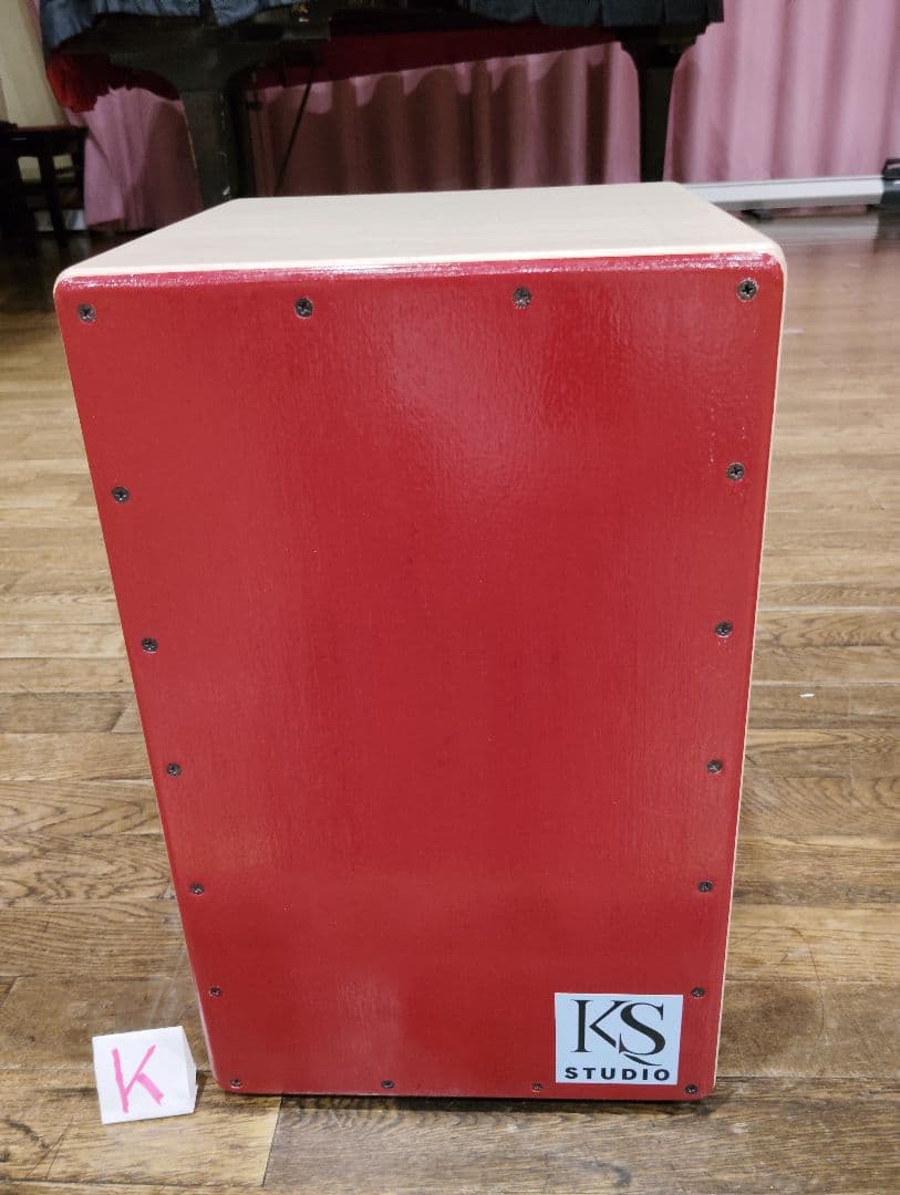 KS STUDIO カホン 赤/ナチュラル