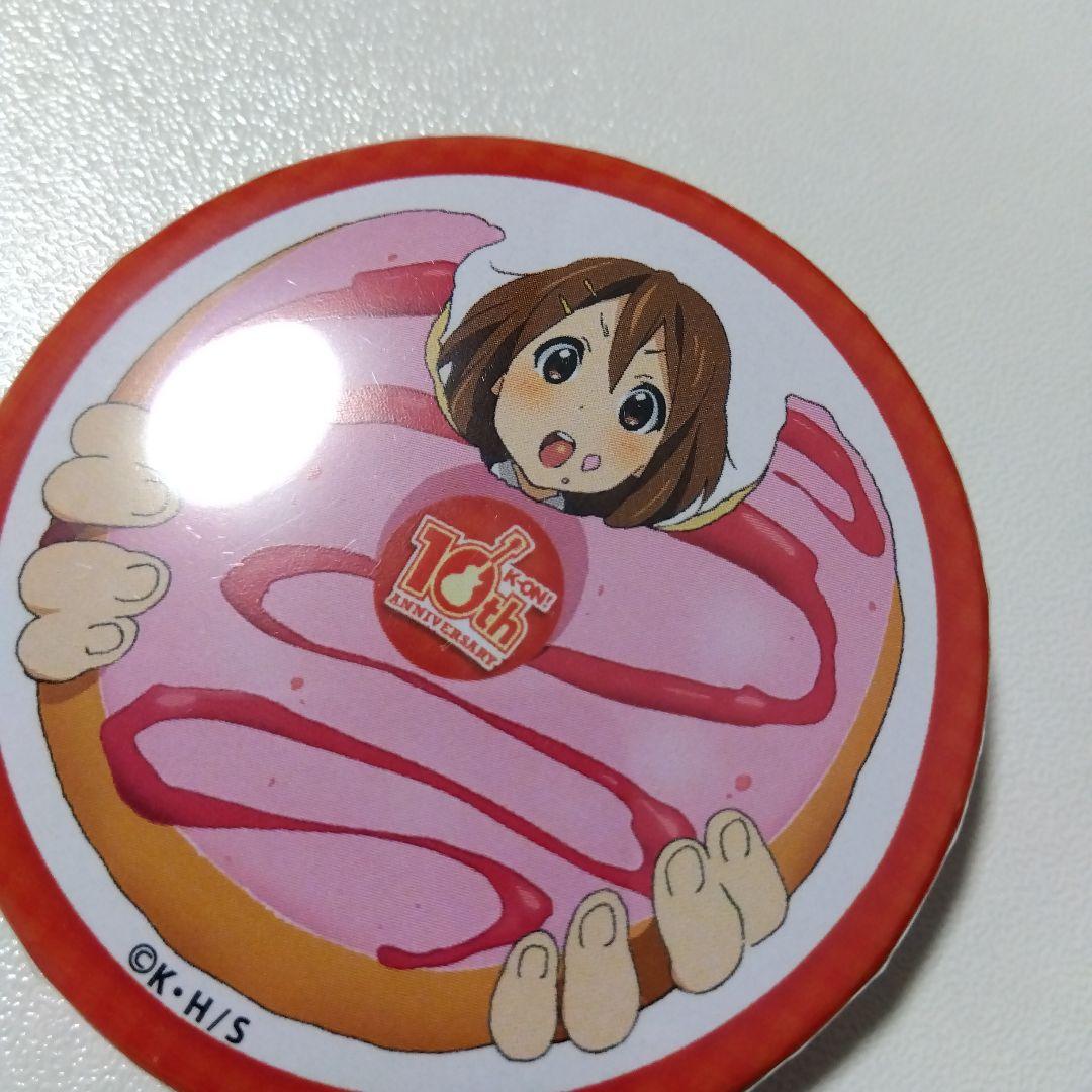 【けいおん！】平沢唯 10周年記念 ポップアップストア 桜高購買部 缶バッジ ①