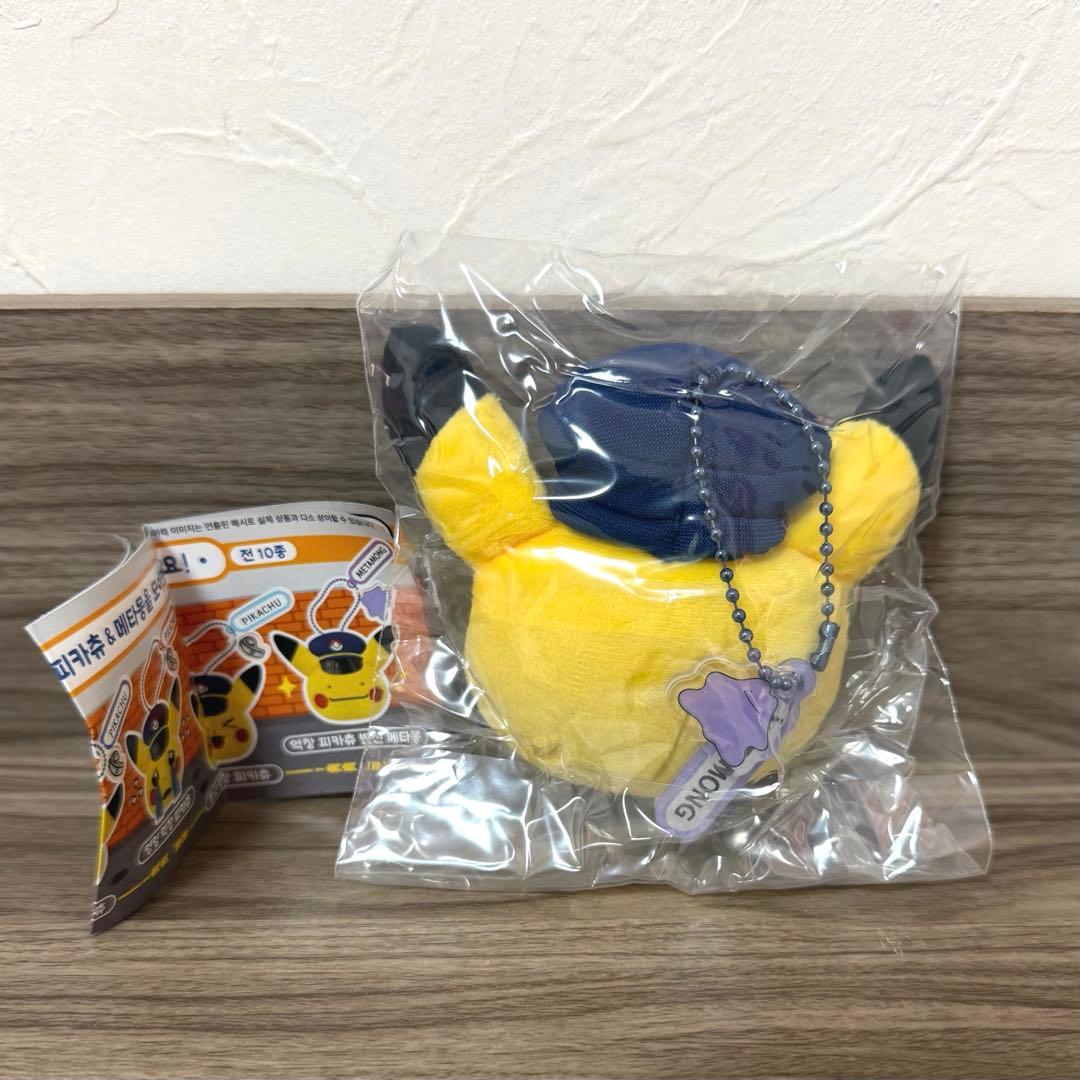 【韓国限定】ポケモン 駅長 ピカチュウ メタモン マスコット