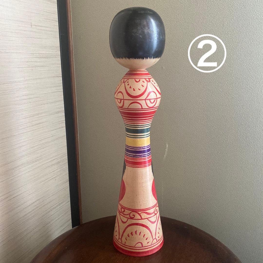 こけし四本セット　津軽系　奥瀬鉄則