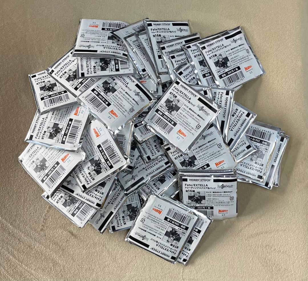 Fate/EXTELLAトレーディングスクエア缶バッジ　バラ65個　未開封品