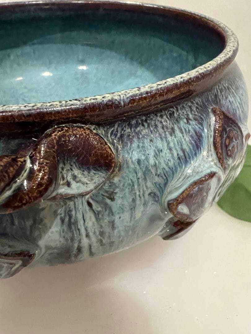 中国宋元明朝 の鈞窯香炉　中国骨董　古美術　唐物　中国美術品　青磁 ★ 江戸骨董