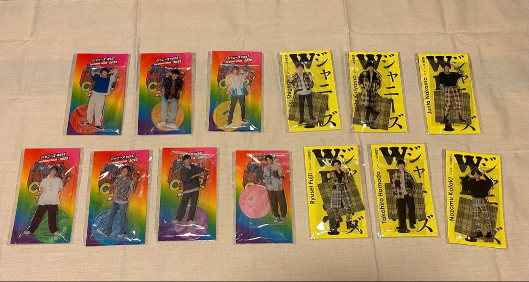 WEST.　アクリルスタンド【飛べ関西から】【アクスタfest】13枚セット