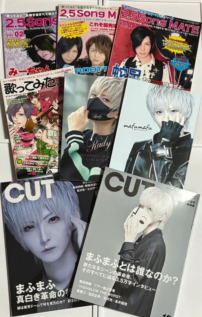 まふまふ　顔出し雑誌2012~ まとめ売り8冊 《本日限定値下げ》