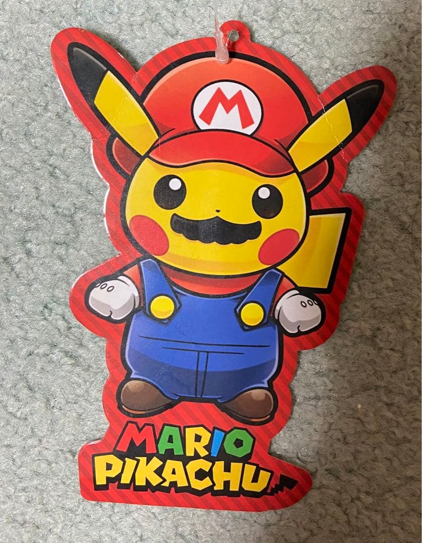 お*◎様 【タグ付き】マリオピカチュウ ぬいぐるみ
