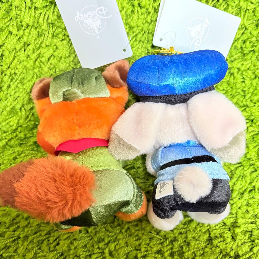 ズートピア　ニック　ジュディ　ぬいぐるみキーチェーン　Kirame