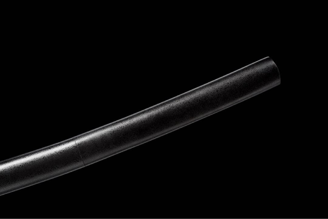 黑武士 二尺四寸 居合刀 黒石目鞘 模擬刀 日本刀 模造刀 稽古