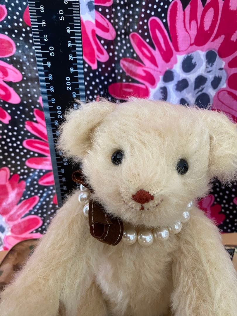 ドイツ製　テディベア　アイボリー