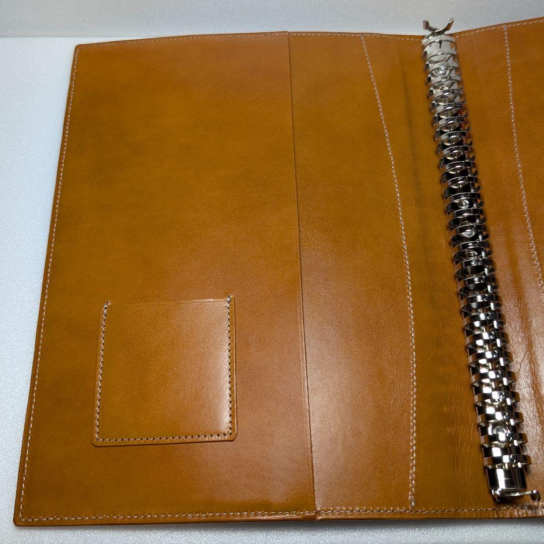 ブラン・クチュール B5 26穴 本革 ルーズリーフバインダー