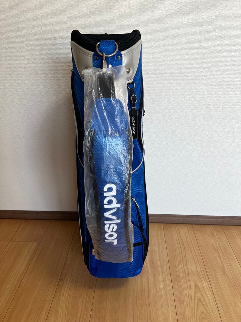 advisor キャディバッグ 青　新品未使用