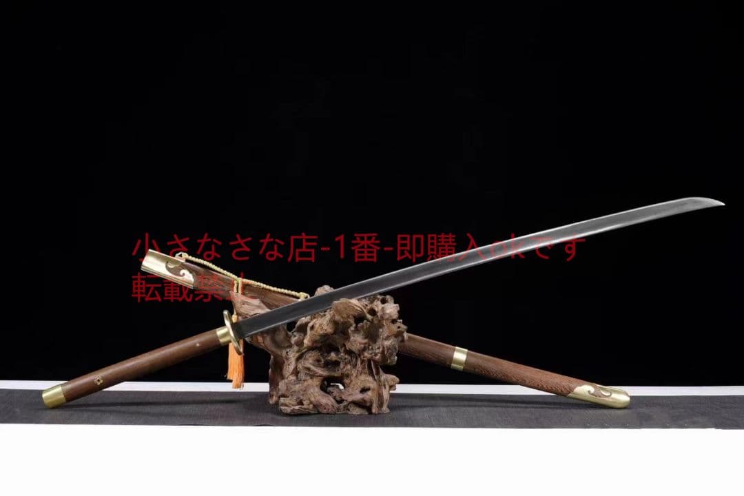 模様鋼丸背延長ミャオナイフ 古兵器 武具 刀装具 日本刀 模造刀 居合刀