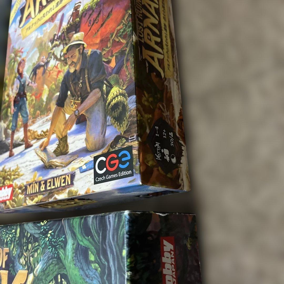 アルナックの失われし遺跡　日本語版　拡張2点付き　ボードゲーム