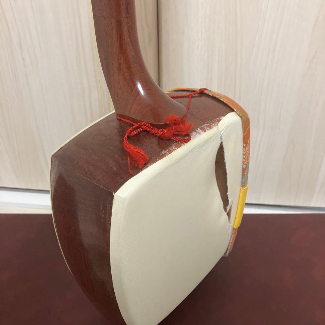 ジャンク 三味線 ケース 備品セット