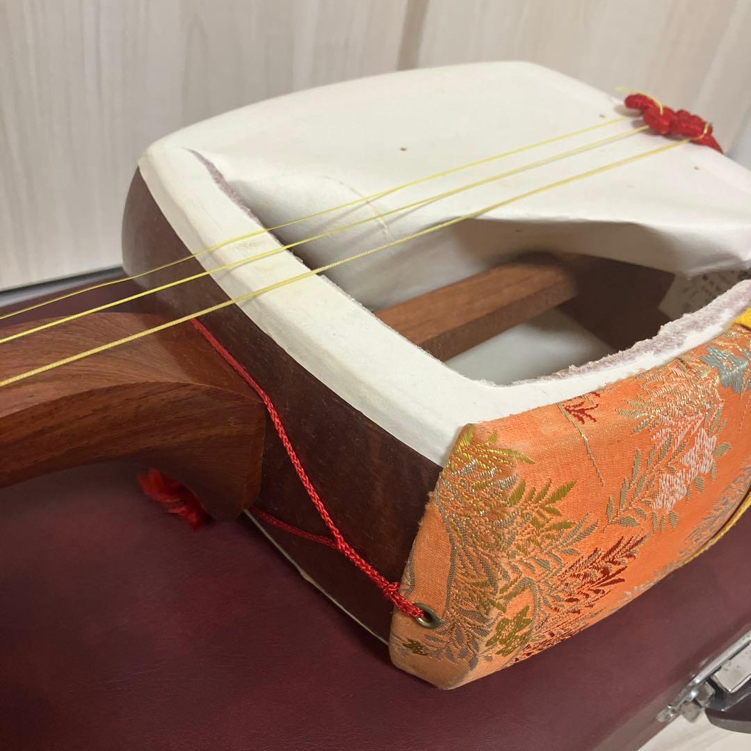 ジャンク 三味線 ケース 備品セット