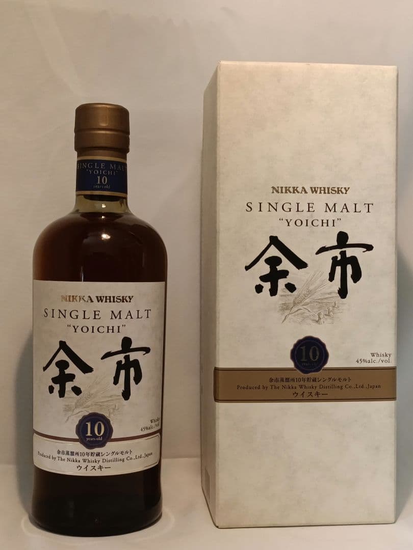 余市 シングルモルト 10年 700ml 箱付き
