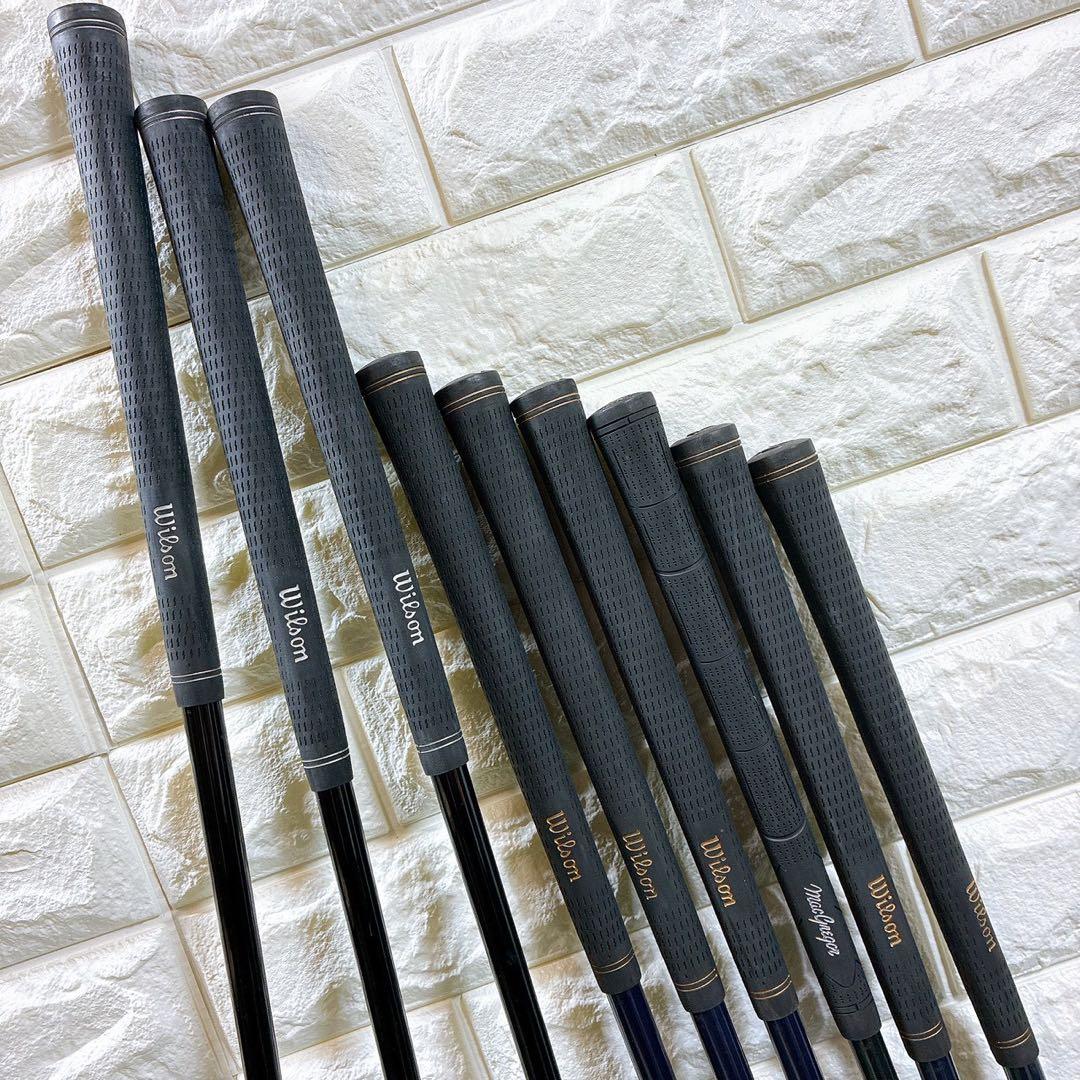 Wilson メンズゴルフクラブセット 9本 フレックスR【初心者向け】