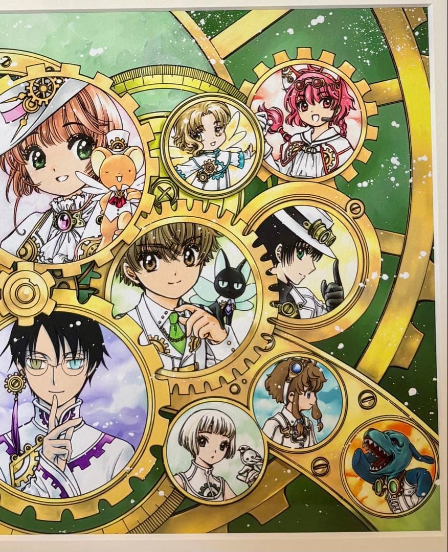 CLAMP画業30周年記念　メインビジュアル複製原画　B4版