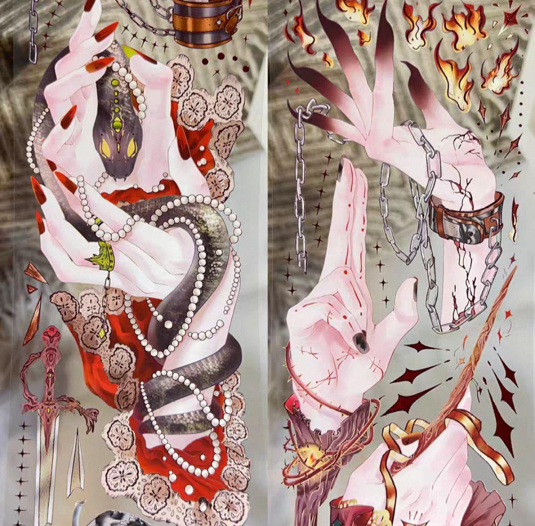 切売 1137★ 海外 マスキングテープ マステ PET 装飾 人物 烫紅