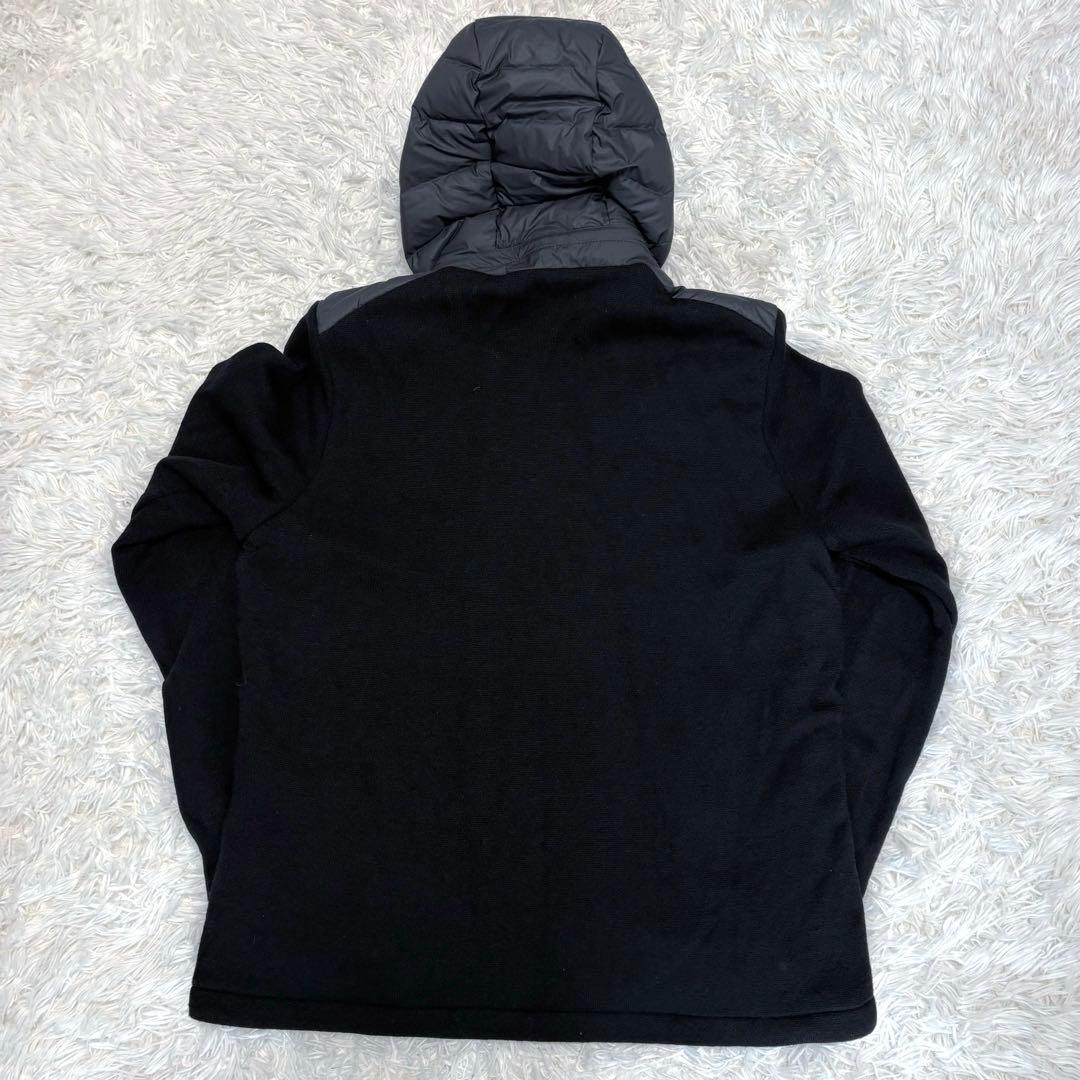 最新作 マークアンドロナ ダウン ブルゾン ドッキング 黒 フード 2way