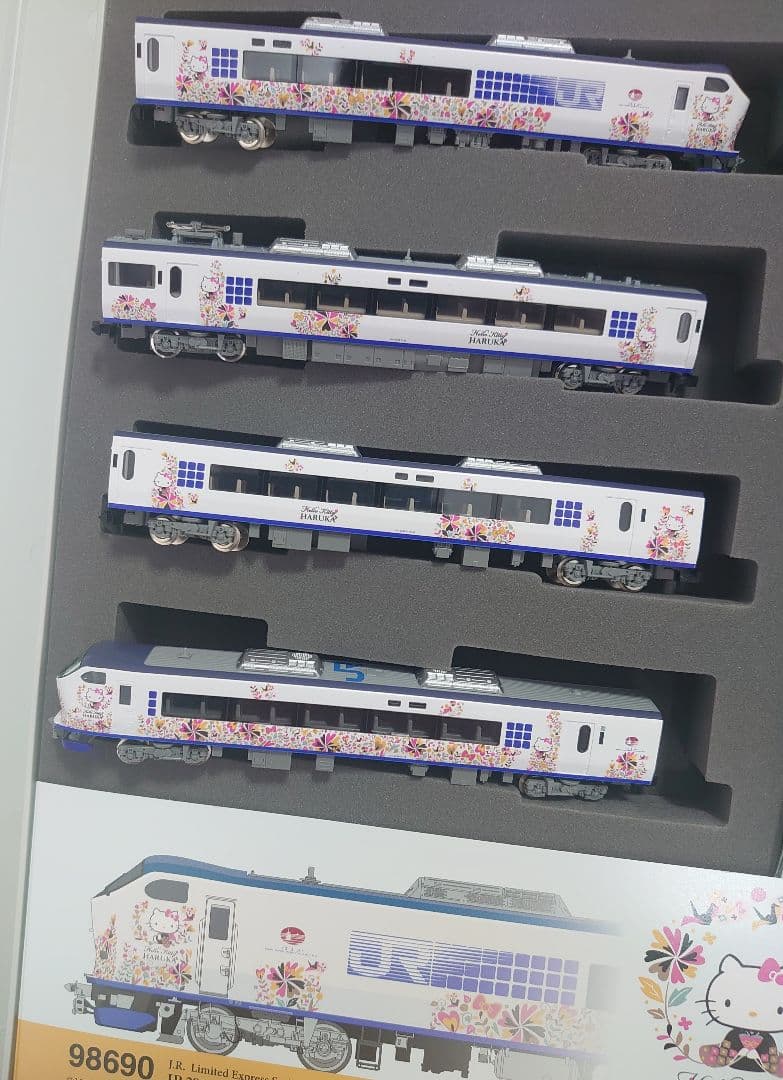4両 JR 281系 ハローキティ はるか Ori Tsuru 98690