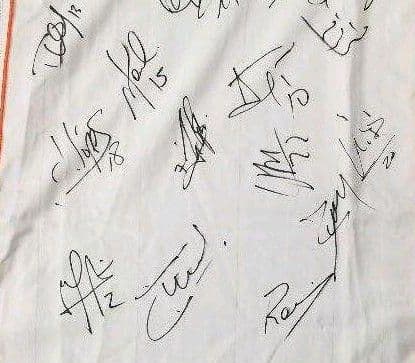 アイマール　カニサレス　ミスタ　他　直筆サイン　サイン　バレンシア　寄せ書きサイ