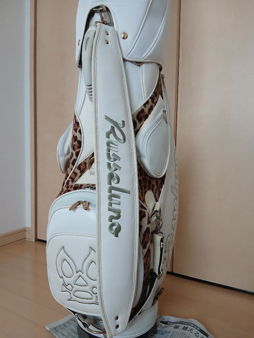 希少 人気　ラッセルノ 限定 シャーク ヒョウ柄 ゴルフ キャディバッグ