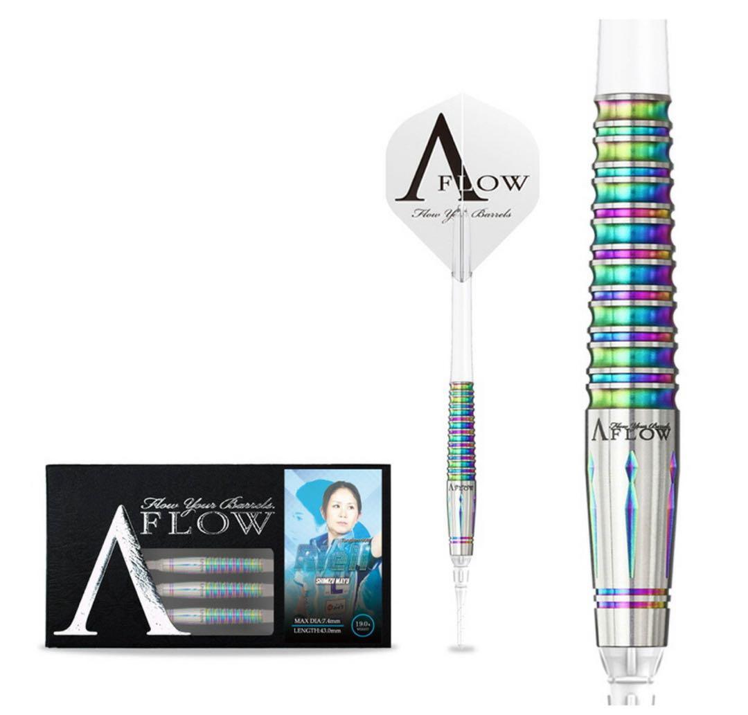 【最新】ダーツ バレル リエル7 19g レインボー 清水舞友選手RIELL7