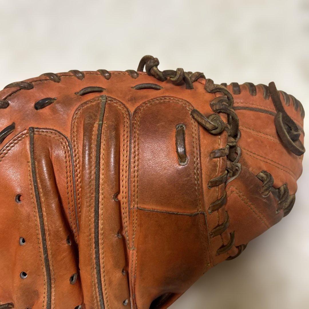 【良品】ミズノプロ キャッチャーミット 硬式　オレンジ　SDT-183