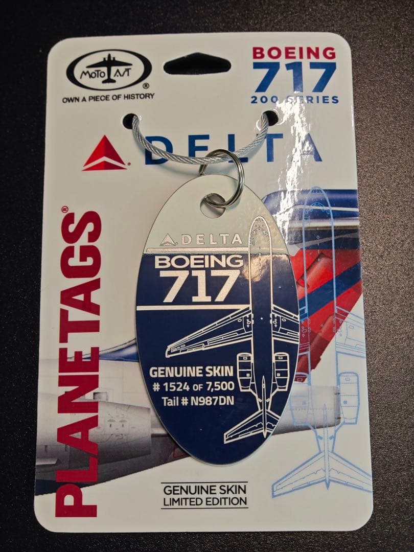 DL デルタ航空 Planetags B717