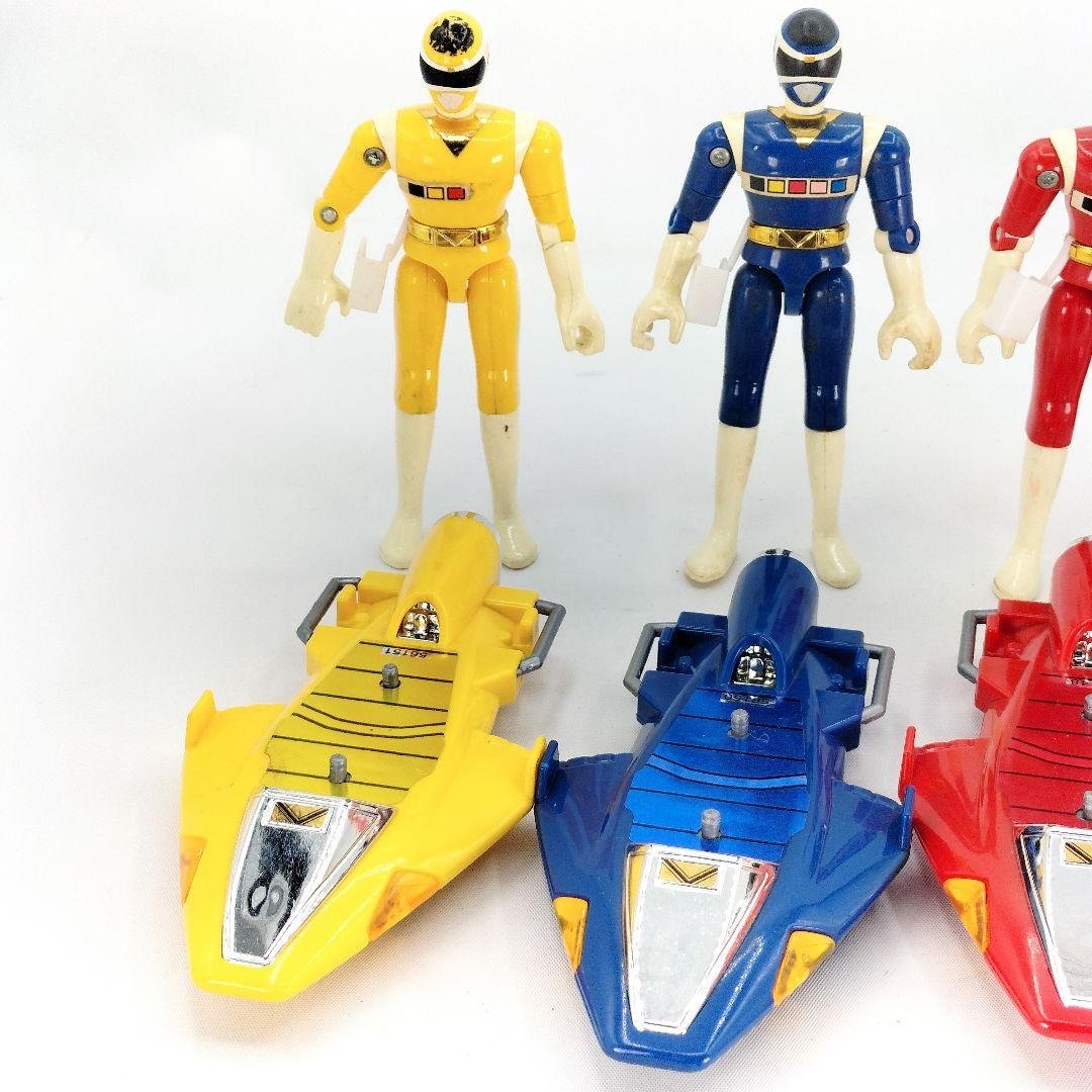 当時物 電磁戦隊メガレンジャー サイバースラスターシリーズ フィギュア セット