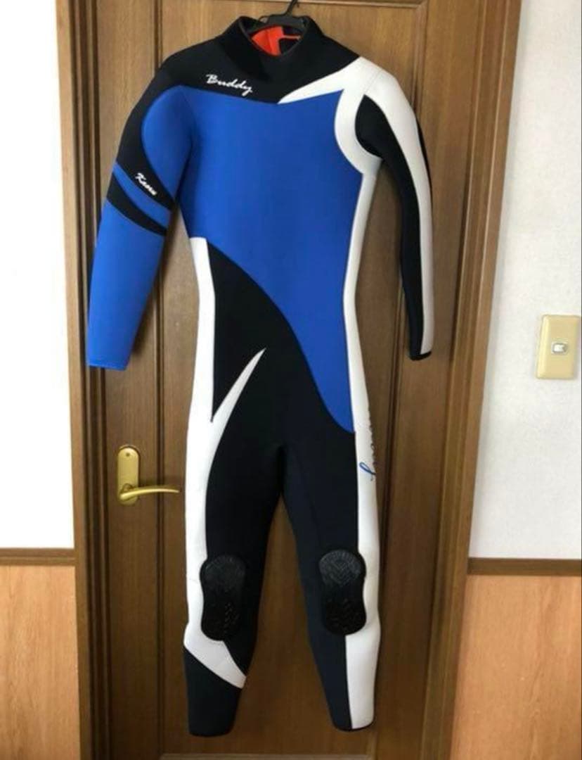 スキューバ ウェットスーツ フルオーダー 海 青 白