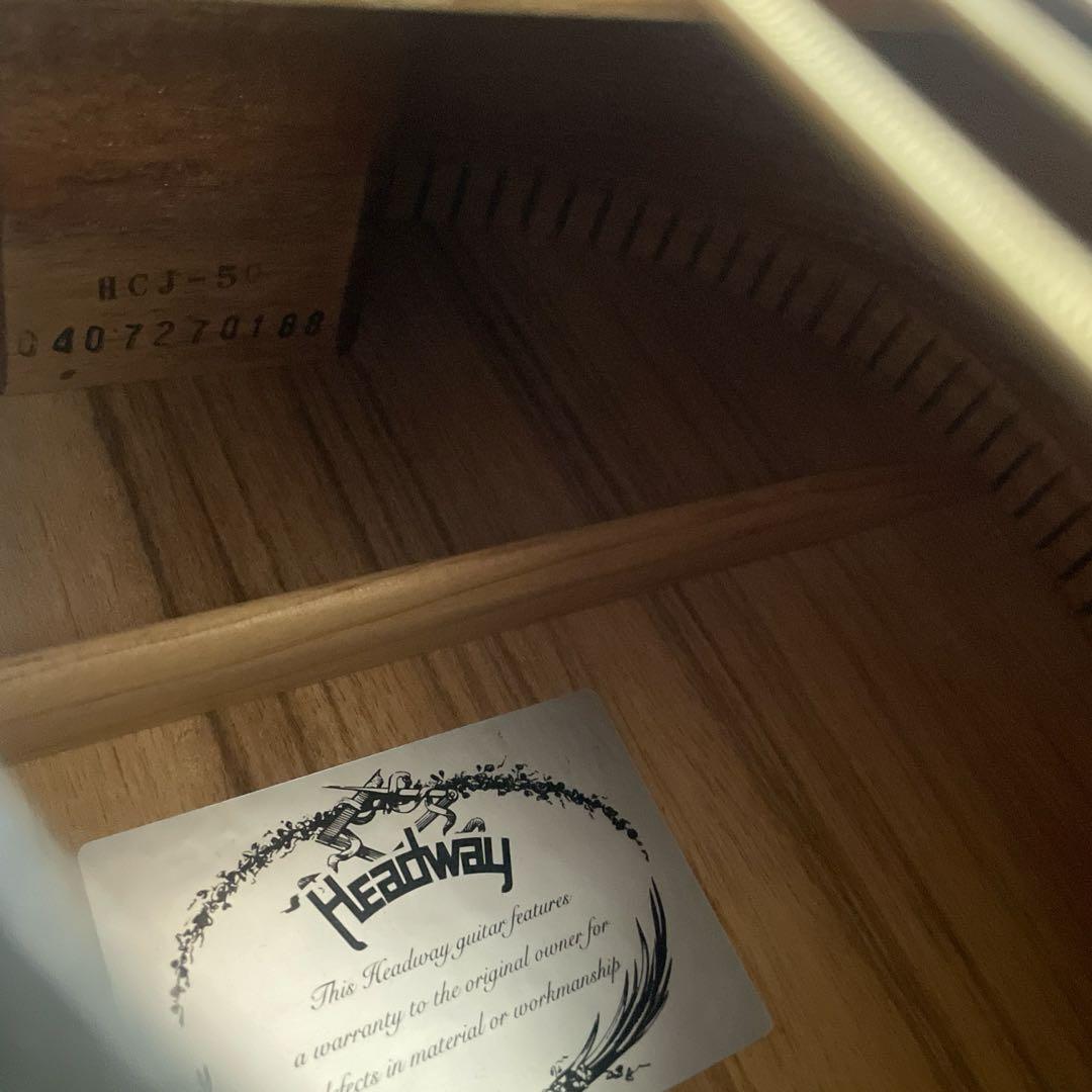 アコースティックギター 黒 Headway HCJ-50