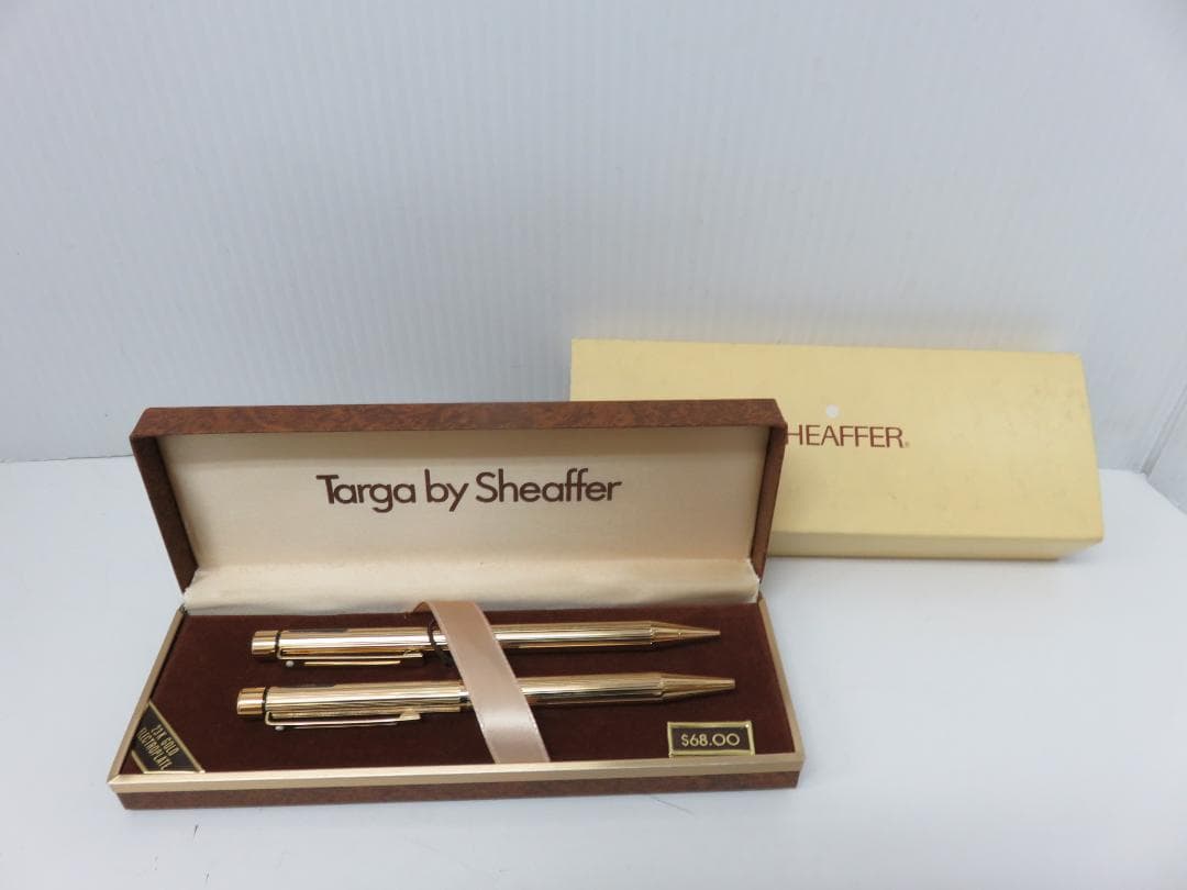 Sheaffer Targa ボールペン シャープペン セット 23Kメッキ