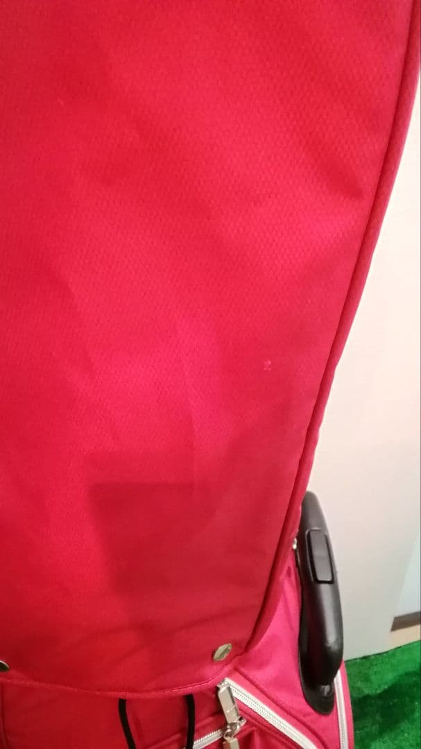 MUスポーツ　キャディバック　キャスター付き　ローリングソール　ピンク