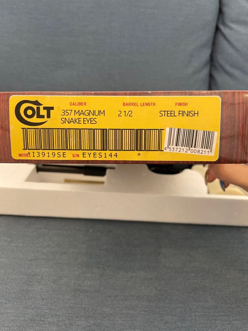 タナカ COLT 357 MAGNUM スネークアイズ　2.5インチ