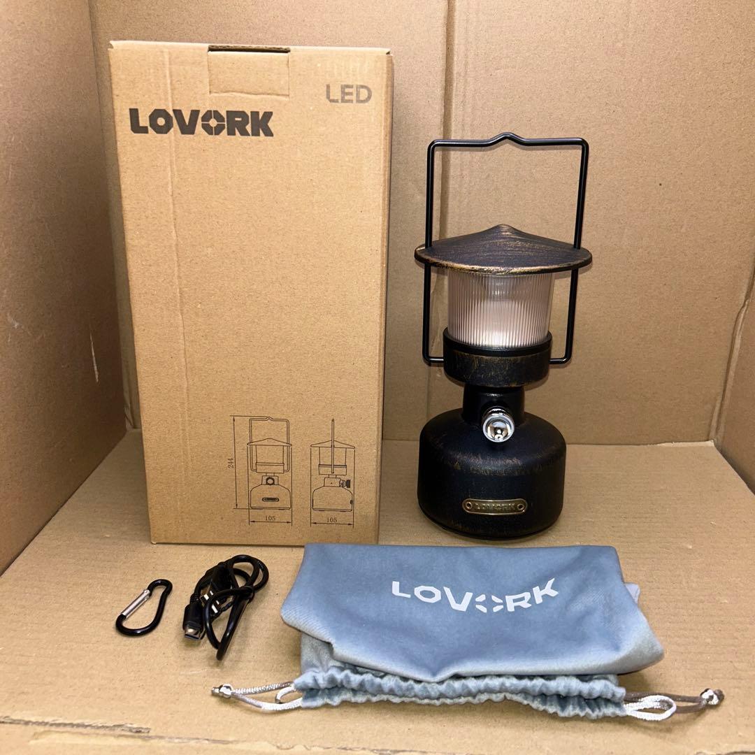 LOVORK LED キャンプライト　6W 500ml