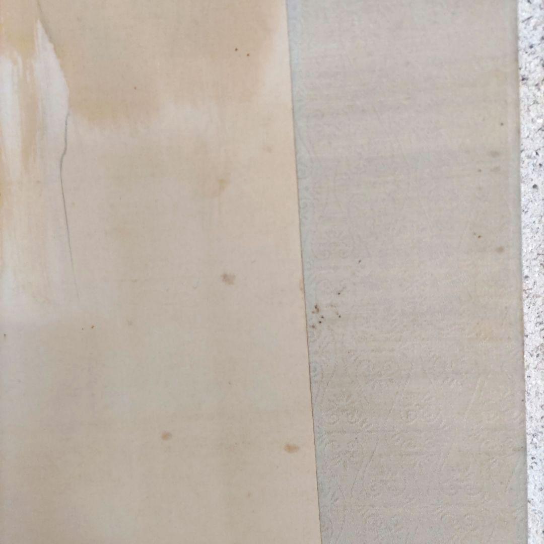 滝と観音　掛軸　H3