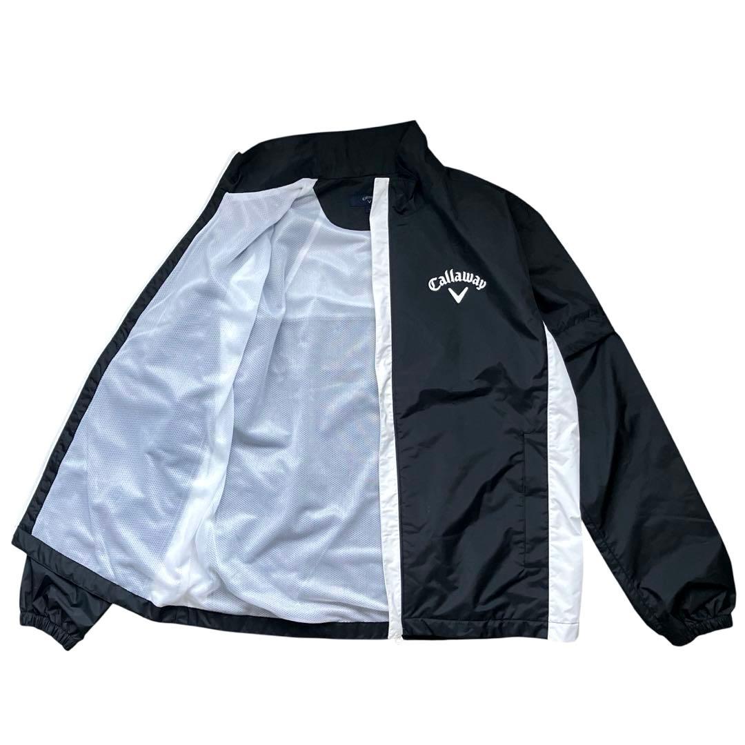 【美品】 Callaway メンズ レインウェア セットアップ S 収納袋付き