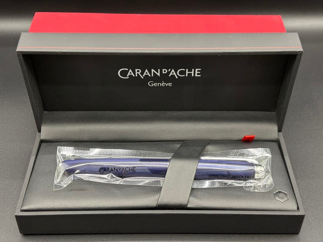 CARAN D'ACHE カランダッシュ 万年筆 レマン ブルマリン EF