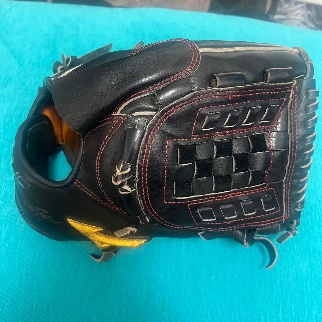 mizuno Pro 硬式グロープ 黒色