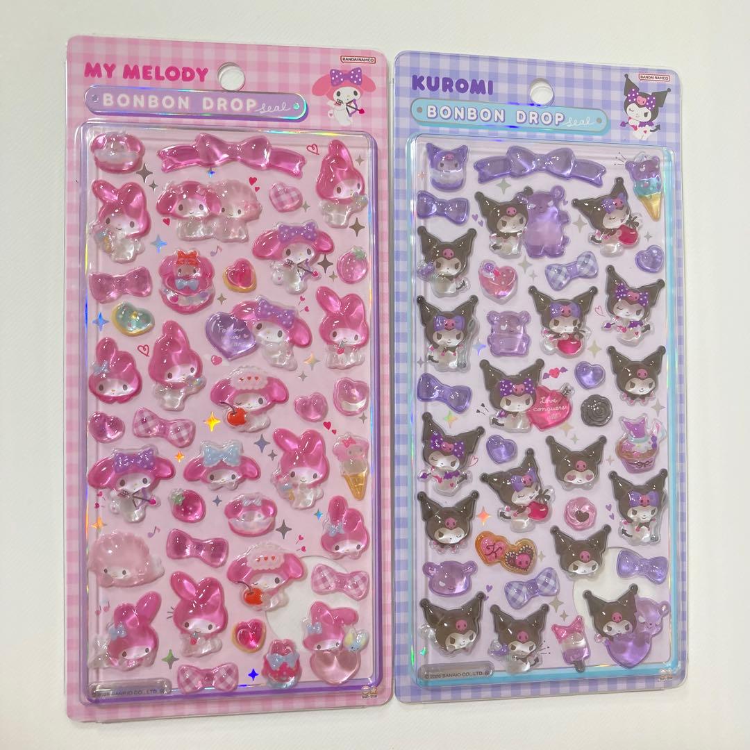 正規品 ボンボンドロップシールサンリオコンプリート8点