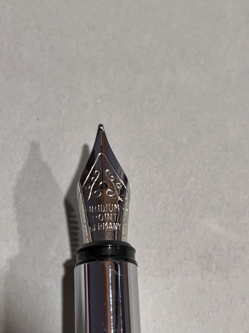 木軸万年筆　白花梨瘤