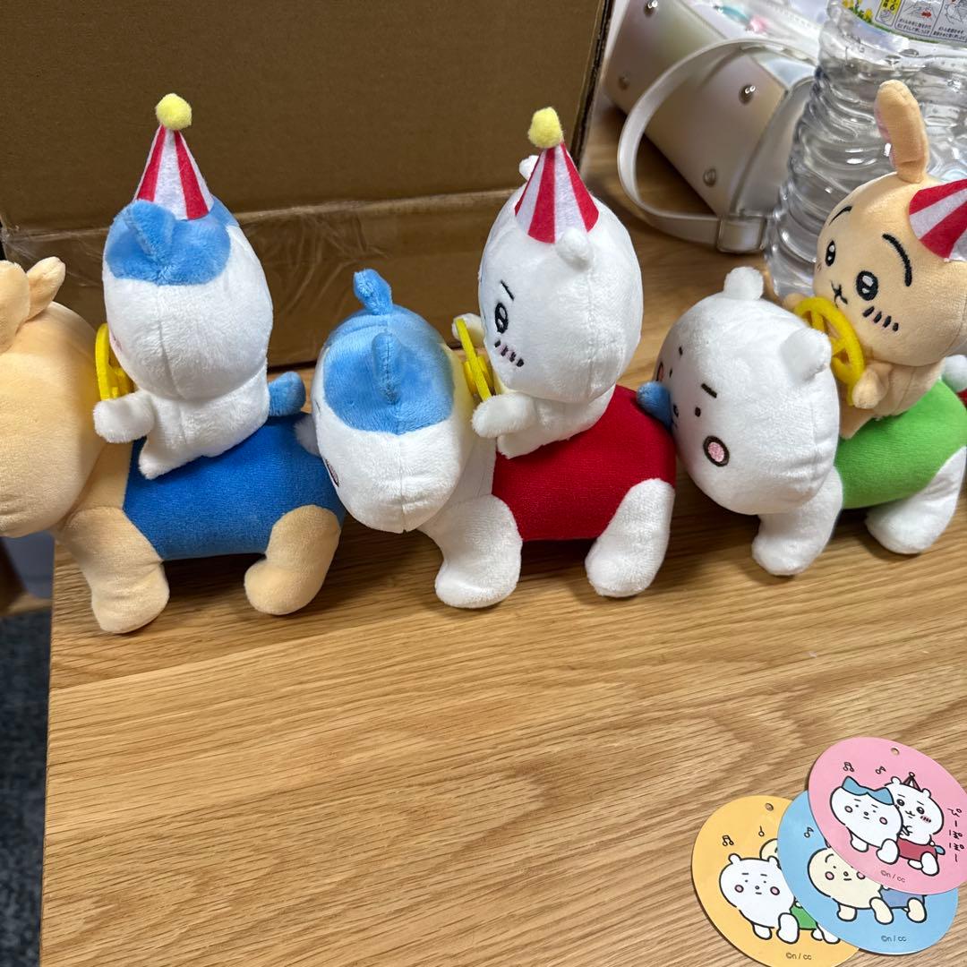 ちいかわらんど　ぴーぽぽぬいぐるみ　ちいかわ　ハチワレ　うさぎ　3体セット