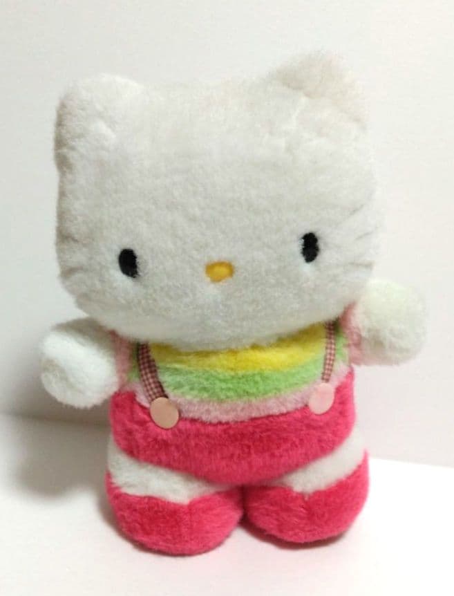 サンリオ　ハローキティ　自立　ぬいぐるみ　レトロ　希少　レア